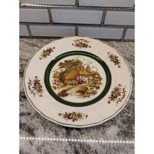 Grindley of Stoke Hand Detailed Plate English Rural Scenes~Staffordshire England